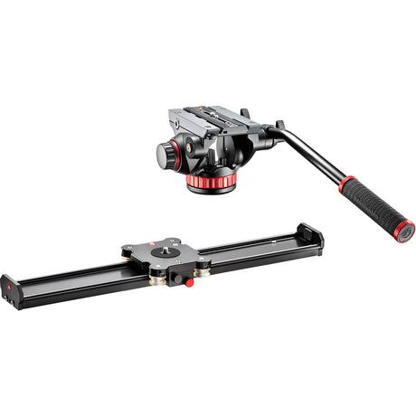 Manfrotto 502AH Video Head & 24" Camera Slider Kit