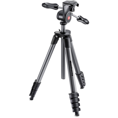 Manfrotto Compact Advanced Aluminum Tripod (Black)