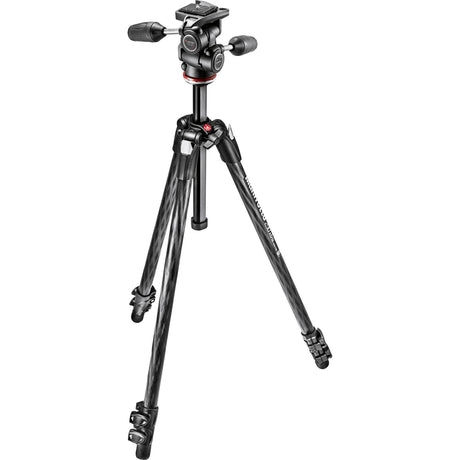 Manfrotto MK290XTC3-3WUS 290 Xtra Carbon Fiber Tripod with 804 3-Way Pan/Tilt Head