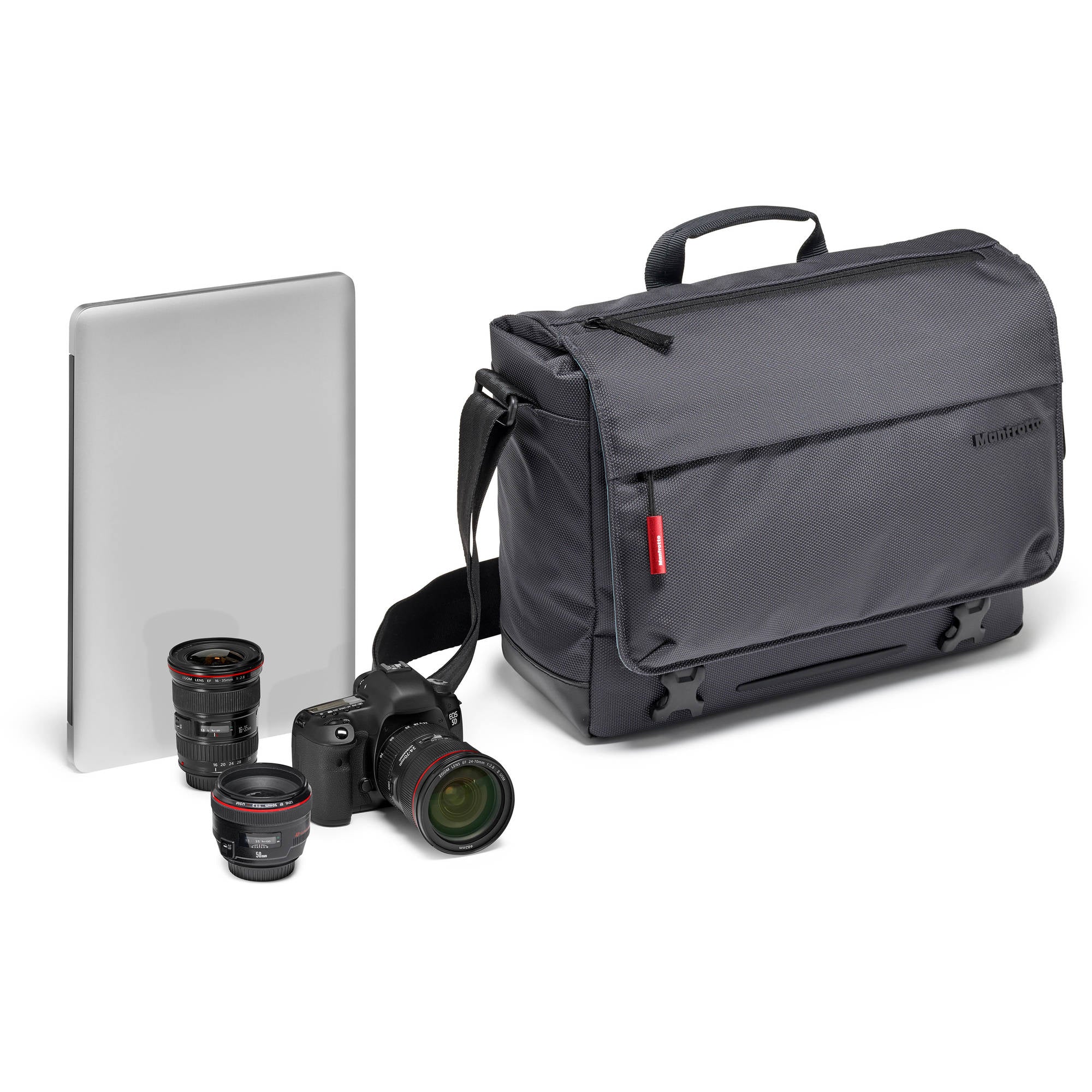 Manfrotto Manhattan Speedy 10 Camera Messenger Bag Gray PhotoVatika