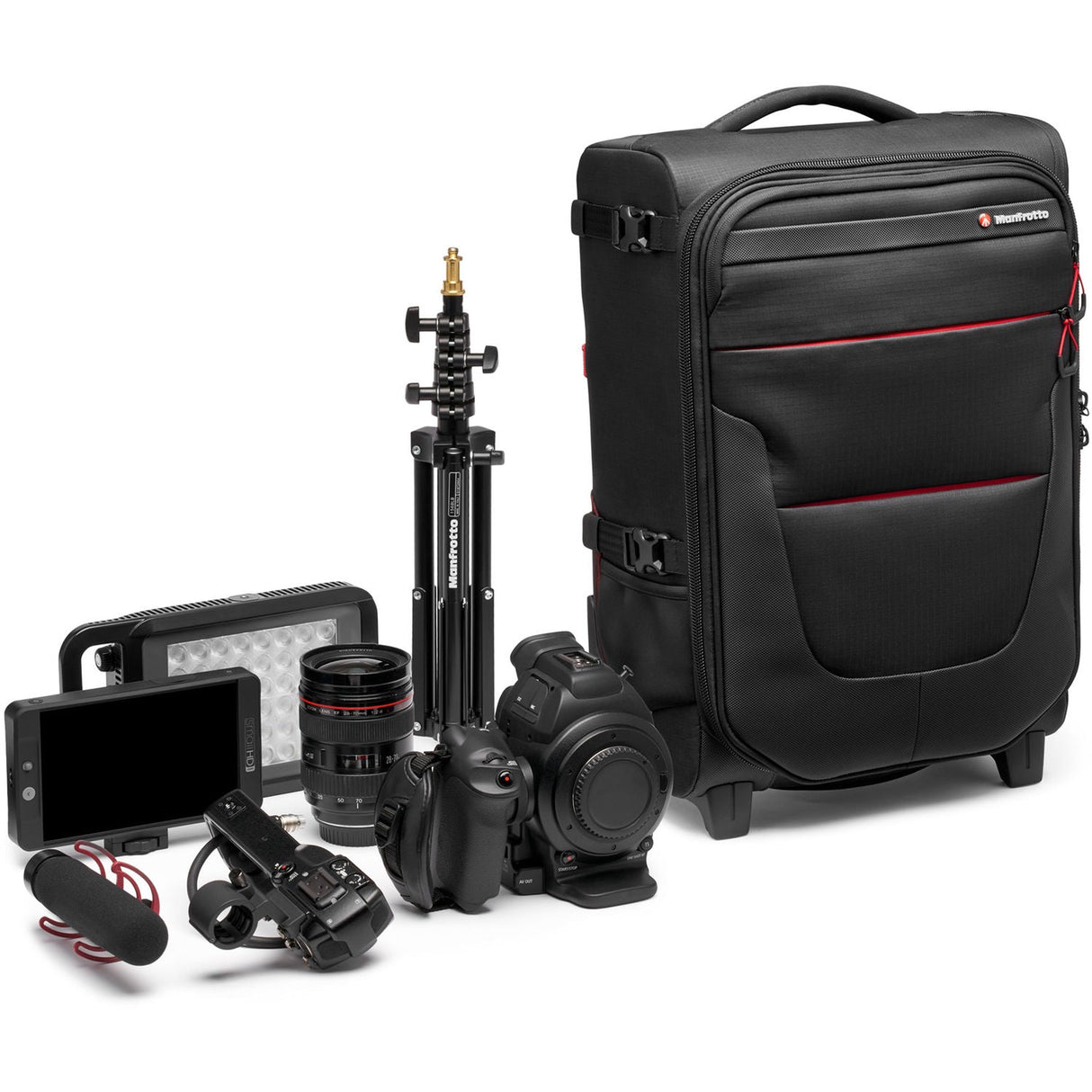 Manfrotto Pro Light Reloader Air-55 Carry-On Camera Roller Bag (Black)
