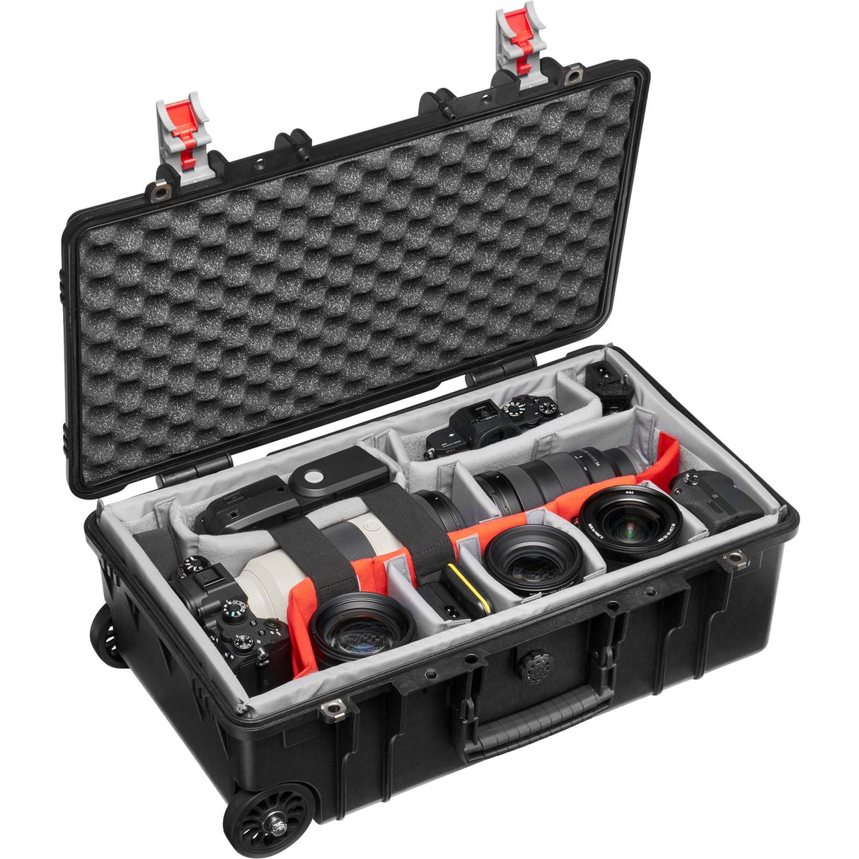 Manfrotto Pro Light Reloader Tough-55 Low Lid Carry-On Camera Rollerbag (Black)