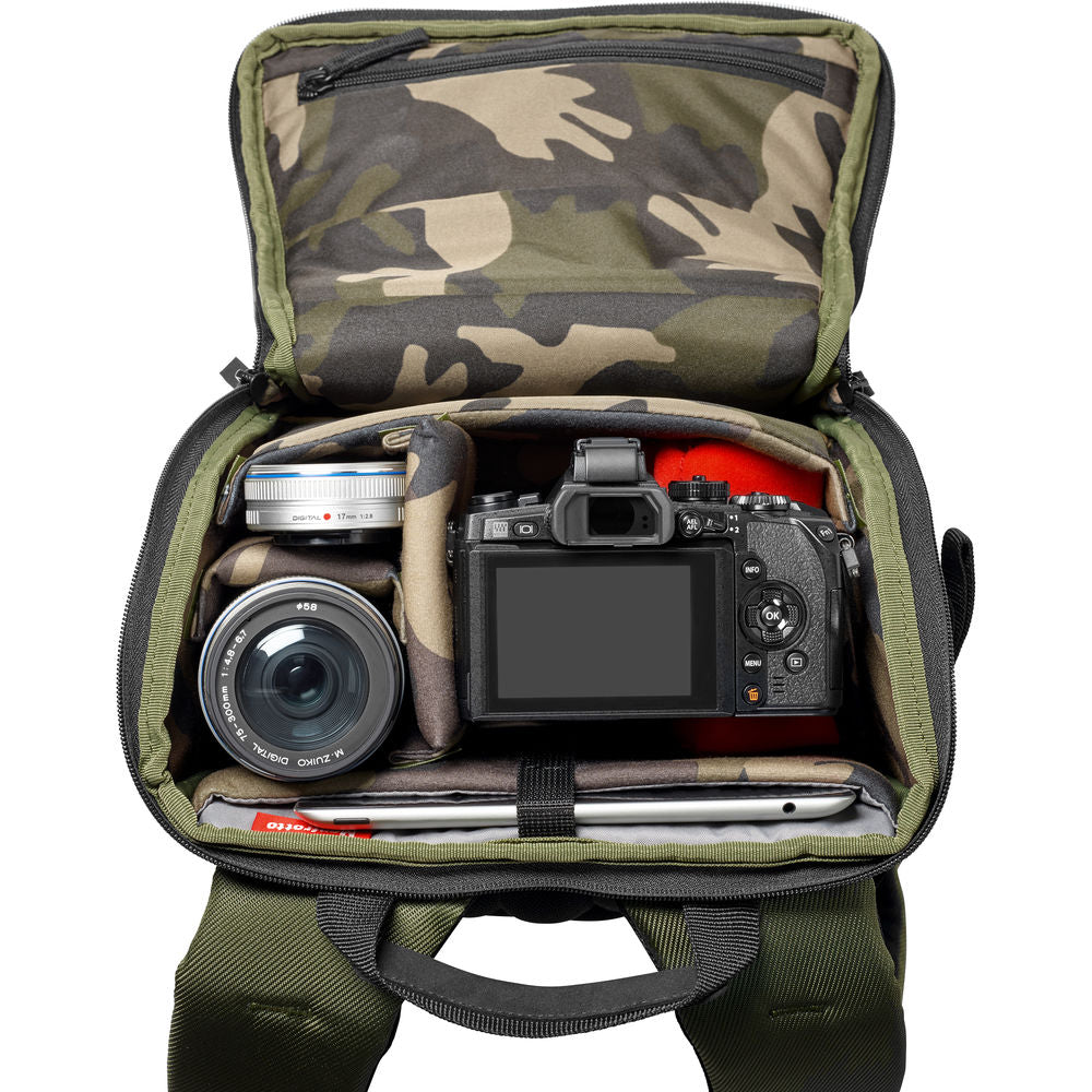 Manfrotto Street Camera and Laptop Backpack for CSC (Green and Gray)