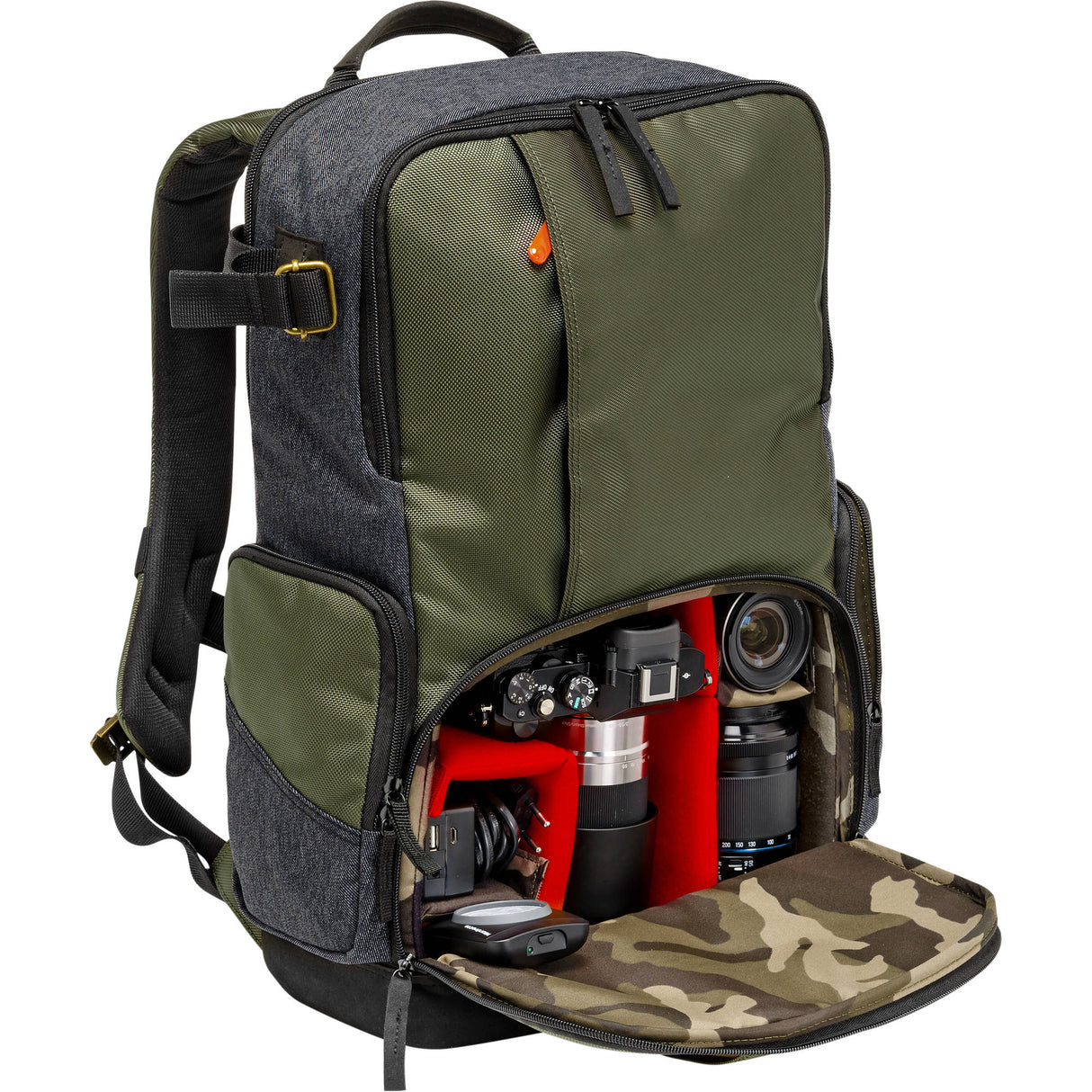 Manfrotto Street Camera and Laptop Backpack for DSLR/CSC (Green and Gray)
