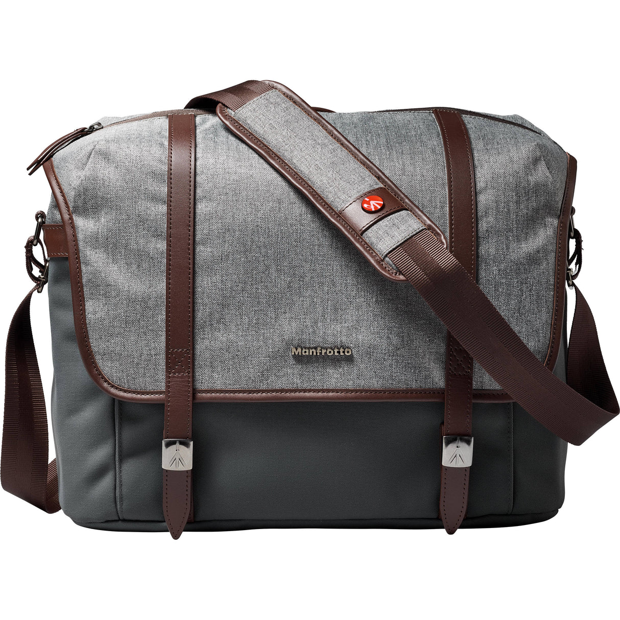 Manfrotto Windsor Camera Messenger Bag (Medium, Gray)