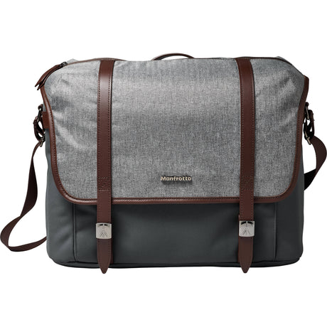 Manfrotto Windsor Camera Messenger Bag (Medium, Gray)