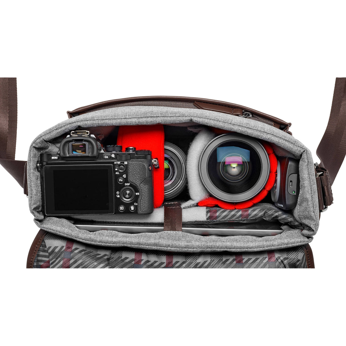 Manfrotto Windsor Camera Messenger Bag (Small, Gray)