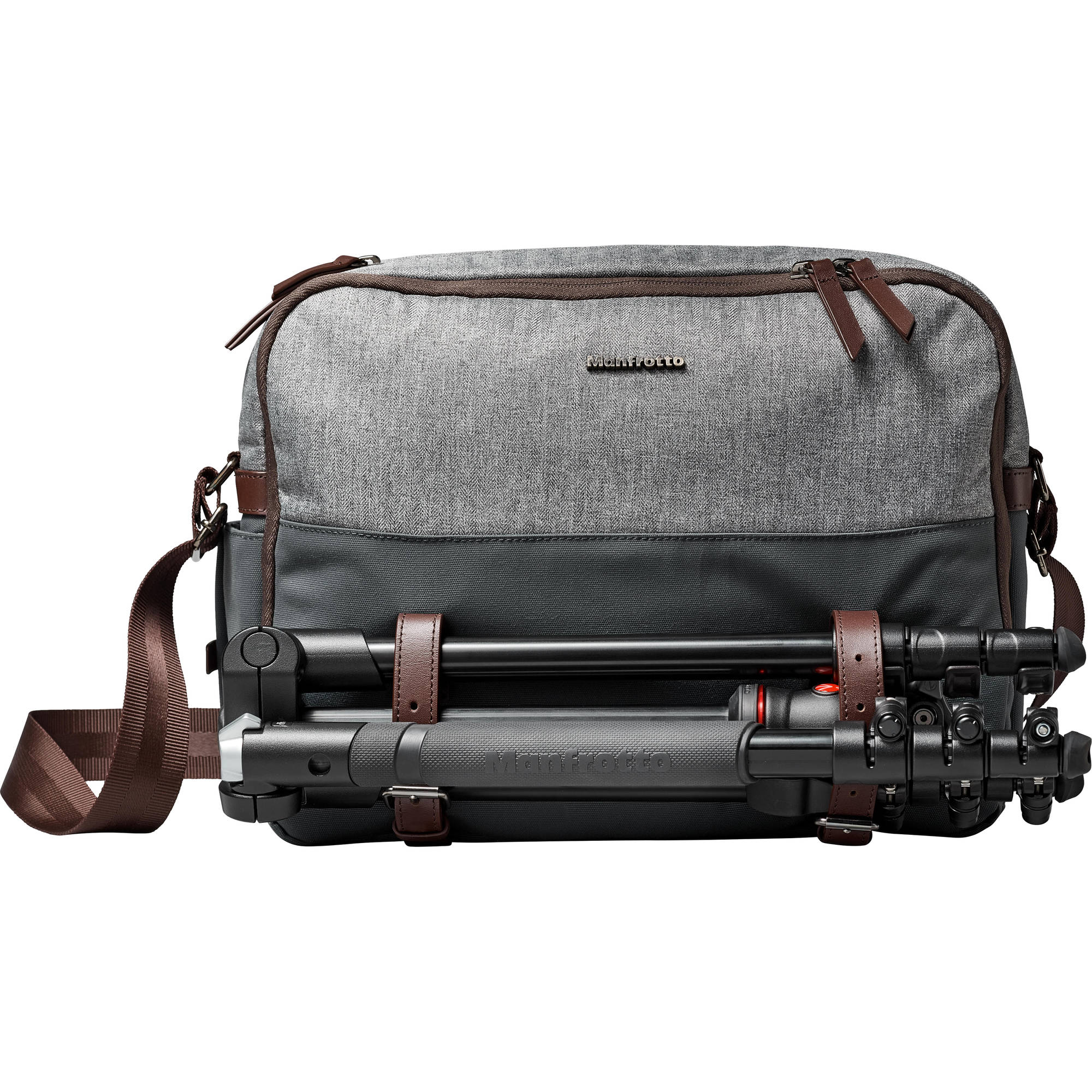 Manfrotto Windsor Camera Reporter Bag for DSLR Gray PhotoVatika