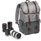 Manfrotto Windsor Camera and Laptop Backpack for DSLR (Gray)