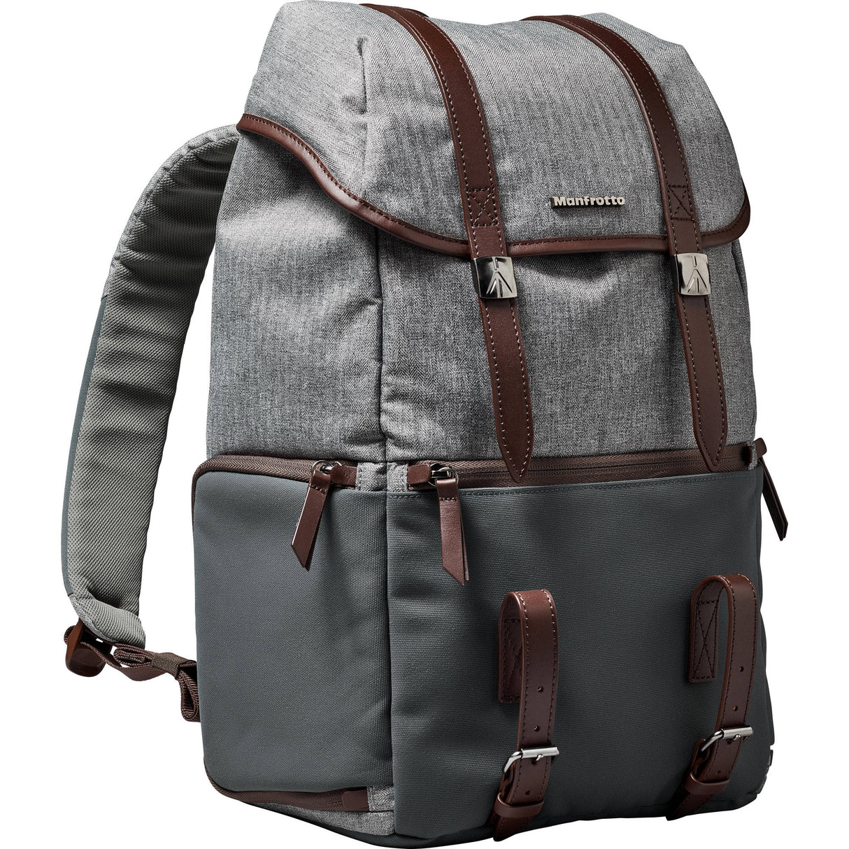 Manfrotto Windsor Camera and Laptop Backpack for DSLR (Gray)