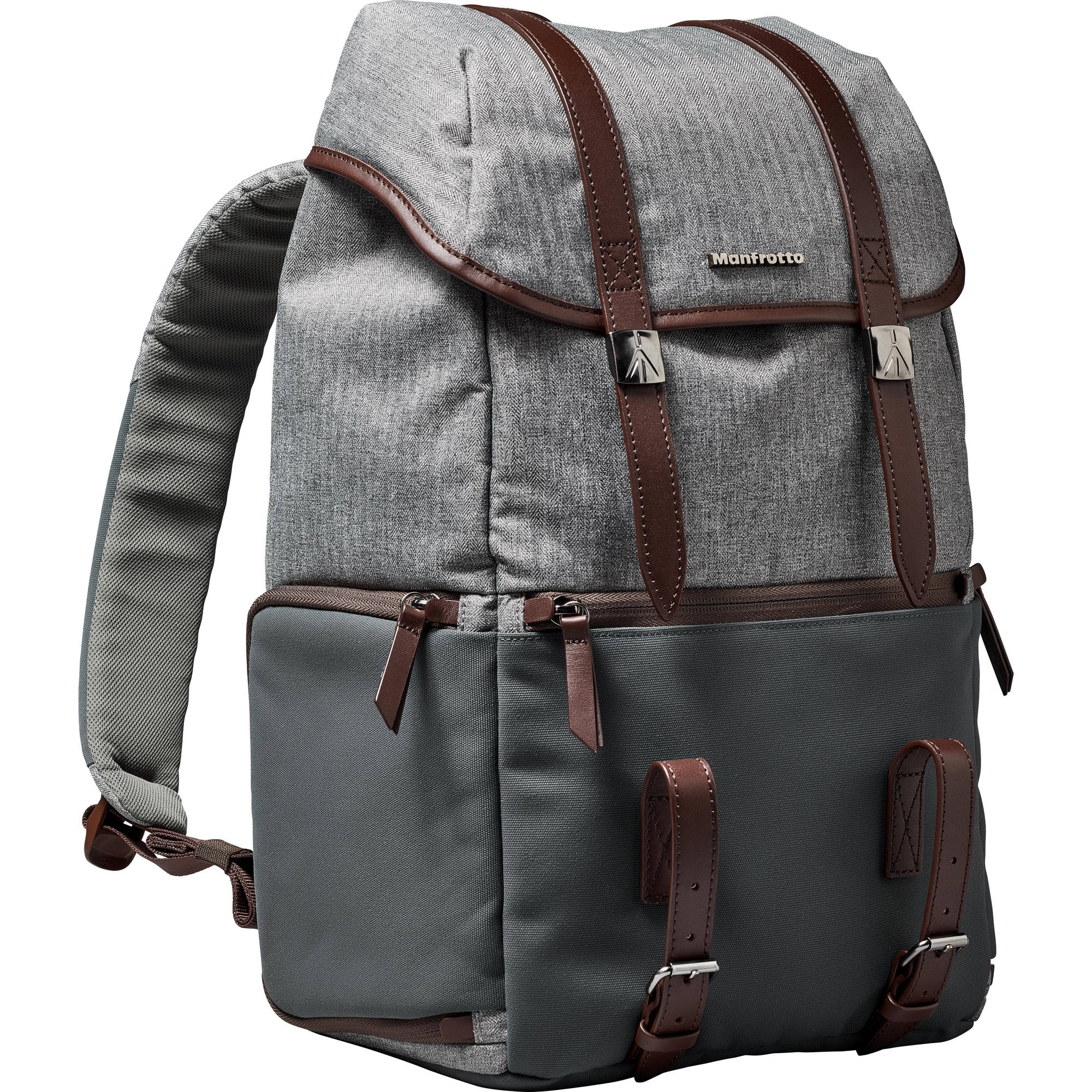 Manfrotto Windsor Camera and Laptop Backpack for DSLR (Gray)
