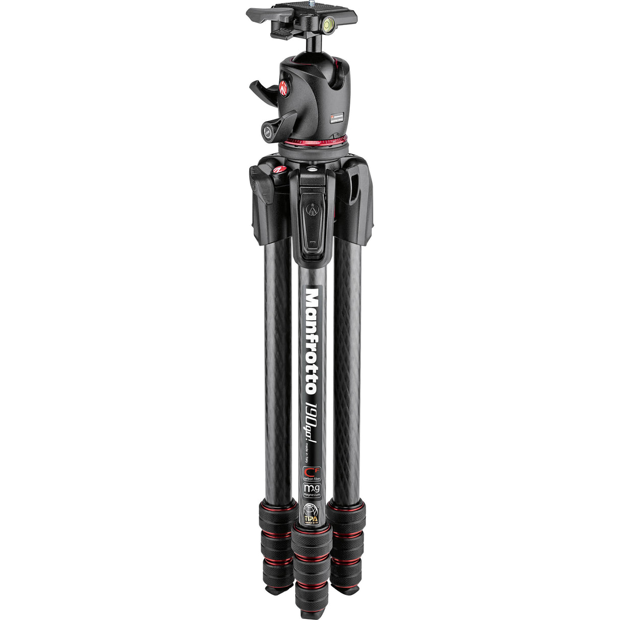 Manfrotto 190go! Carbon Fiber M-Series Tripod with MHXPRO-BHQ2 XPRO Ball Head RC2 Kit