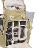 National Geographic NG 5738 Large Backpack for Personal Gear 2-3 DSLRs Accessories Laptop (Khaki)