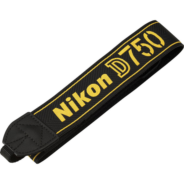 Nikon AN-DC14 Neck Strap for Nikon D750 DSLR Camera (Black)