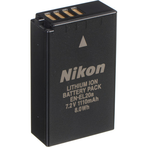 Nikon EN-EL20a Rechargeable Lithium-Ion Battery Pack (7.2V, 1110mAh)