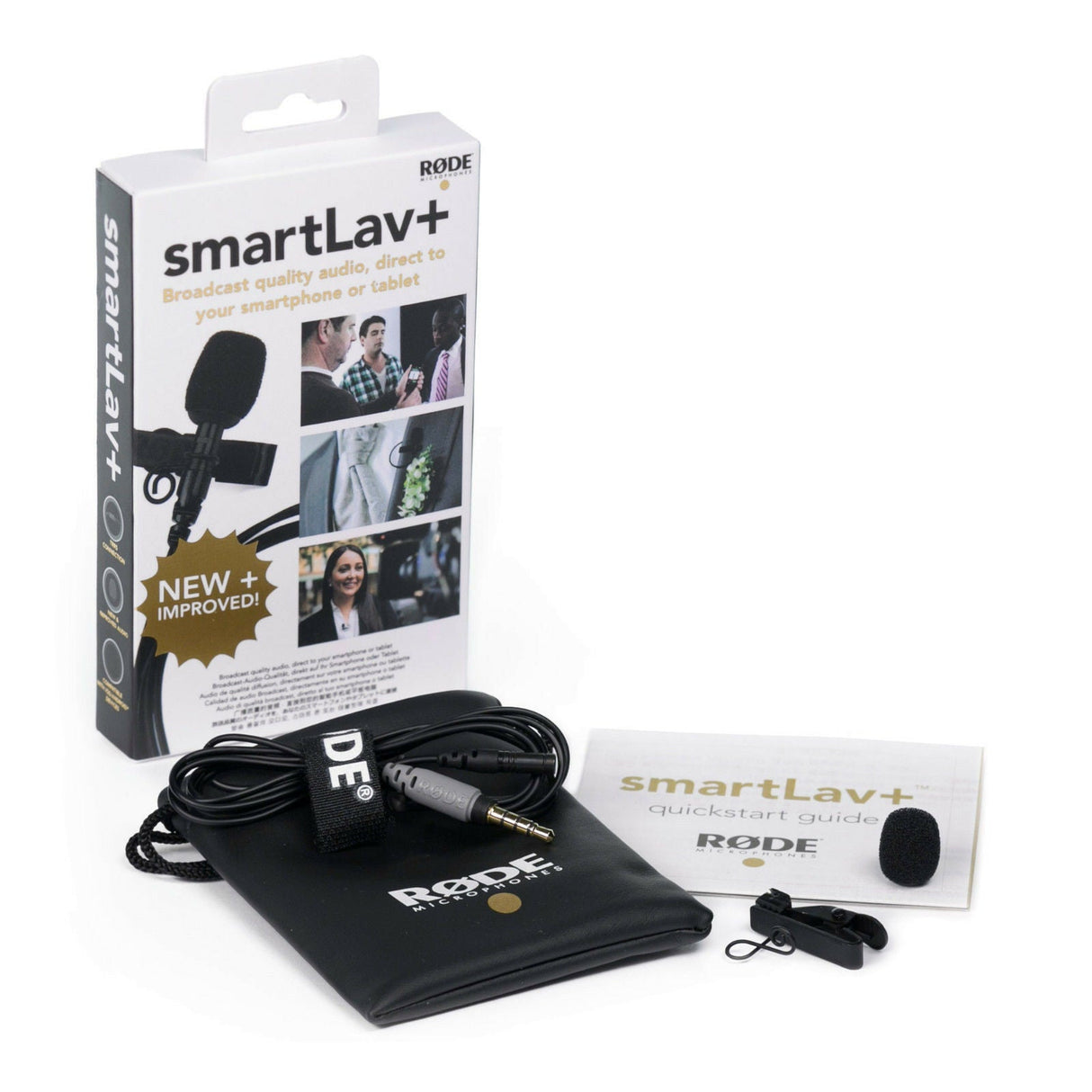 RODE smartLav+ Lavalier Microphone with RODE Vampire Clip