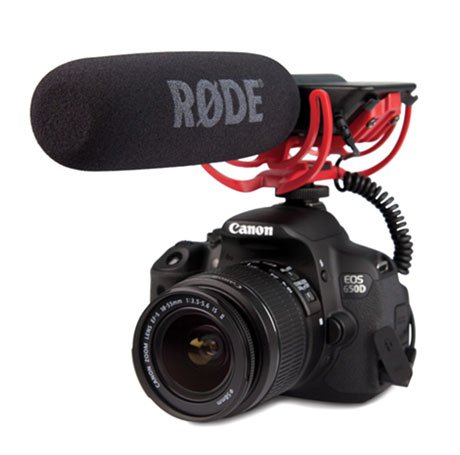 Rode Condenser Shotgun Video Mic with Rycote and Rode DeadCat Wind Sheild