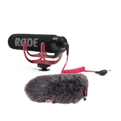 Rode Microphones VideoMic GO Wind Bundle Consistst Of GO Lightweight OnCamera Microphone Rycote Mini Windjammer for Rode Videomic Go Microphone
