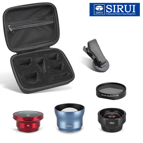 Sirui 3 Lens Mobile Phone Kit (Wide-Angle + Portrait + Fisheye)