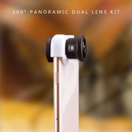 Sirui MP-X360L2 360 Degree Panoramic Dual Lens Kit for iPhone X (Black)