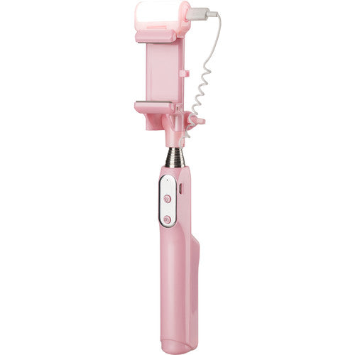 Sirui Smart Selfie Stick with Built-In LED Light Pink