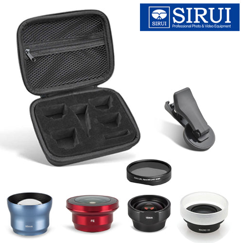 Sirui 4 Lens Mobile Phone Kit (Wide-Angle + Portrait + Macro + Fisheye)