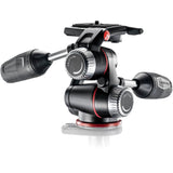 X-PRO 3-Way tripod head with retractable levers