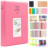 ZENKO 2x3 Inch Photo Paper Film Album Set for  Instax Mini Camera, Polaroid Snap, Z2300, SocialMatic Instant Cameras & Zip Instant Printer (128 Pockets)