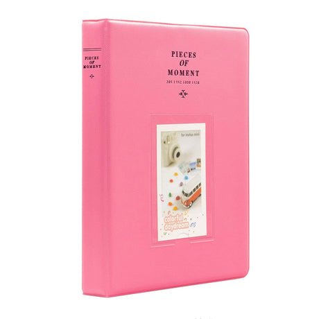 Zenko 128 Pockets album for Instax Mini 9 8 25 50s 70 90 Film (Flamingo pink) Album