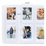 ZENKO 2x3 Inch Photo Paper Film Album Set for  Instax Mini Camera, Polaroid Snap, Z2300, SocialMatic Instant Cameras & Zip Instant Printer (128 Pockets)