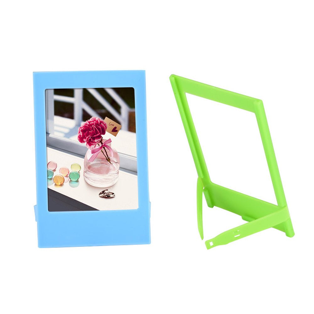 ZENKO 5 in 1 Plastic Photo frame for Mini film (Pink/blue/purple/green/yellow)