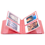 ZENKO 64 Pockets Mini Photo Album (Dark Pink)