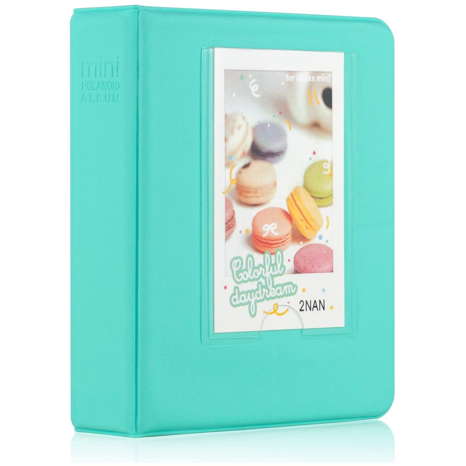 ZENKO 64 Pockets Mini Photo Album for Fujifilm Instax Mini 7s 8 8+ 9 25 26 50s 70 90 Instant Camera & Name Card (64 Pockets, Mint)
