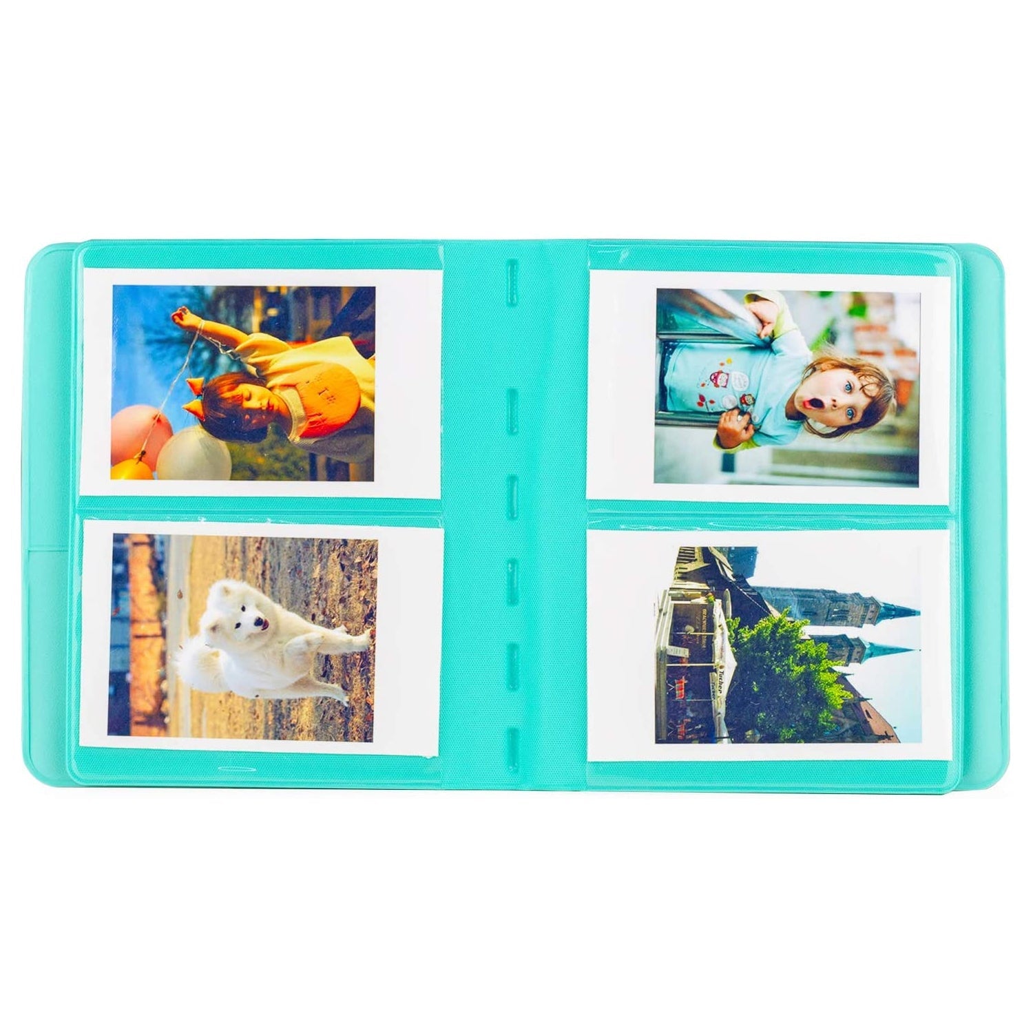 ZENKO 64 Pockets Mini Photo Album for Fujifilm Instax Mini 7s 8 8+ 9 25 26 50s 70 90 Instant Camera & Name Card (64 Pockets, Mint)