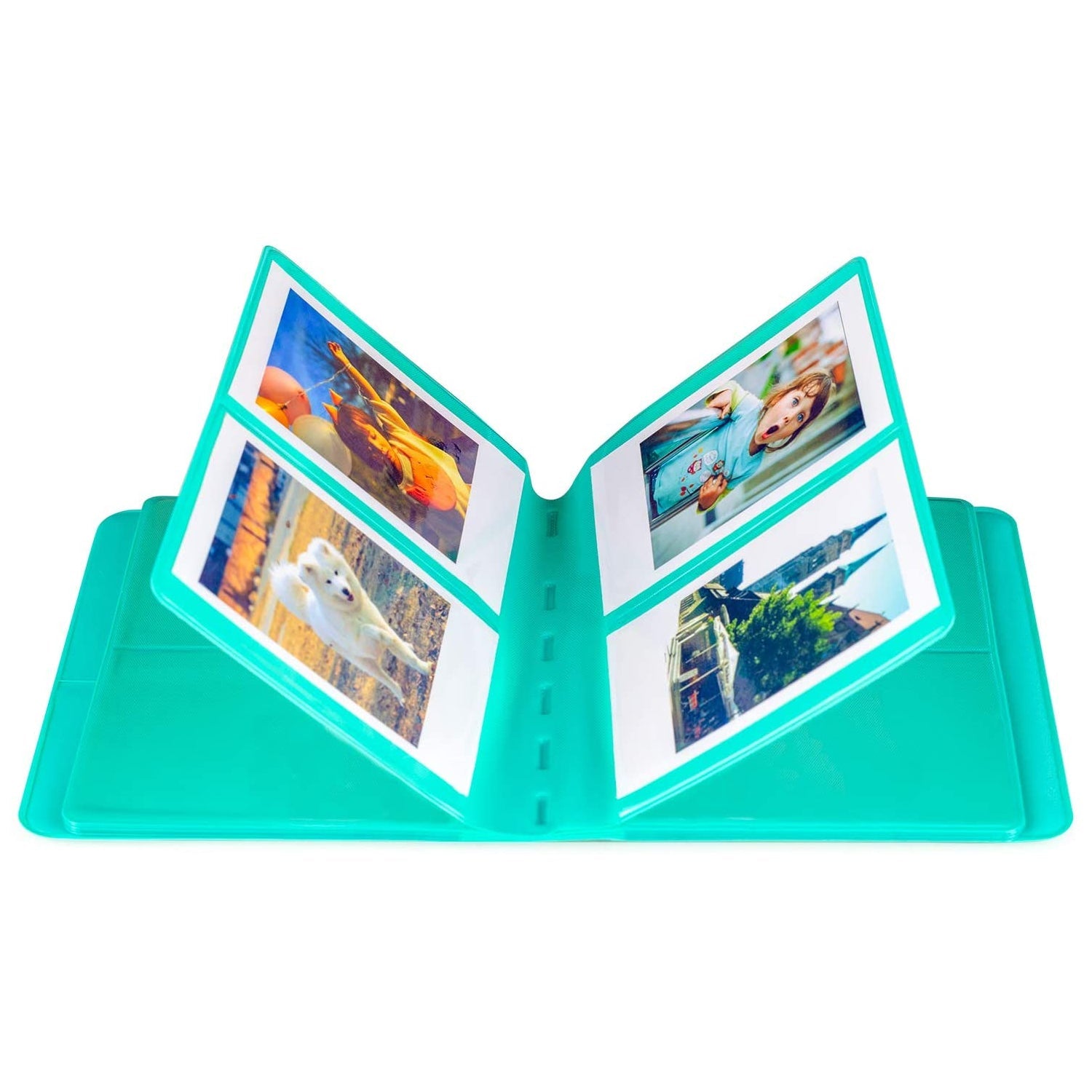 ZENKO 64 Pockets Mini Photo Album for Fujifilm Instax Mini 7s 8 8+ 9 25 26 50s 70 90 Instant Camera & Name Card (64 Pockets, Mint)