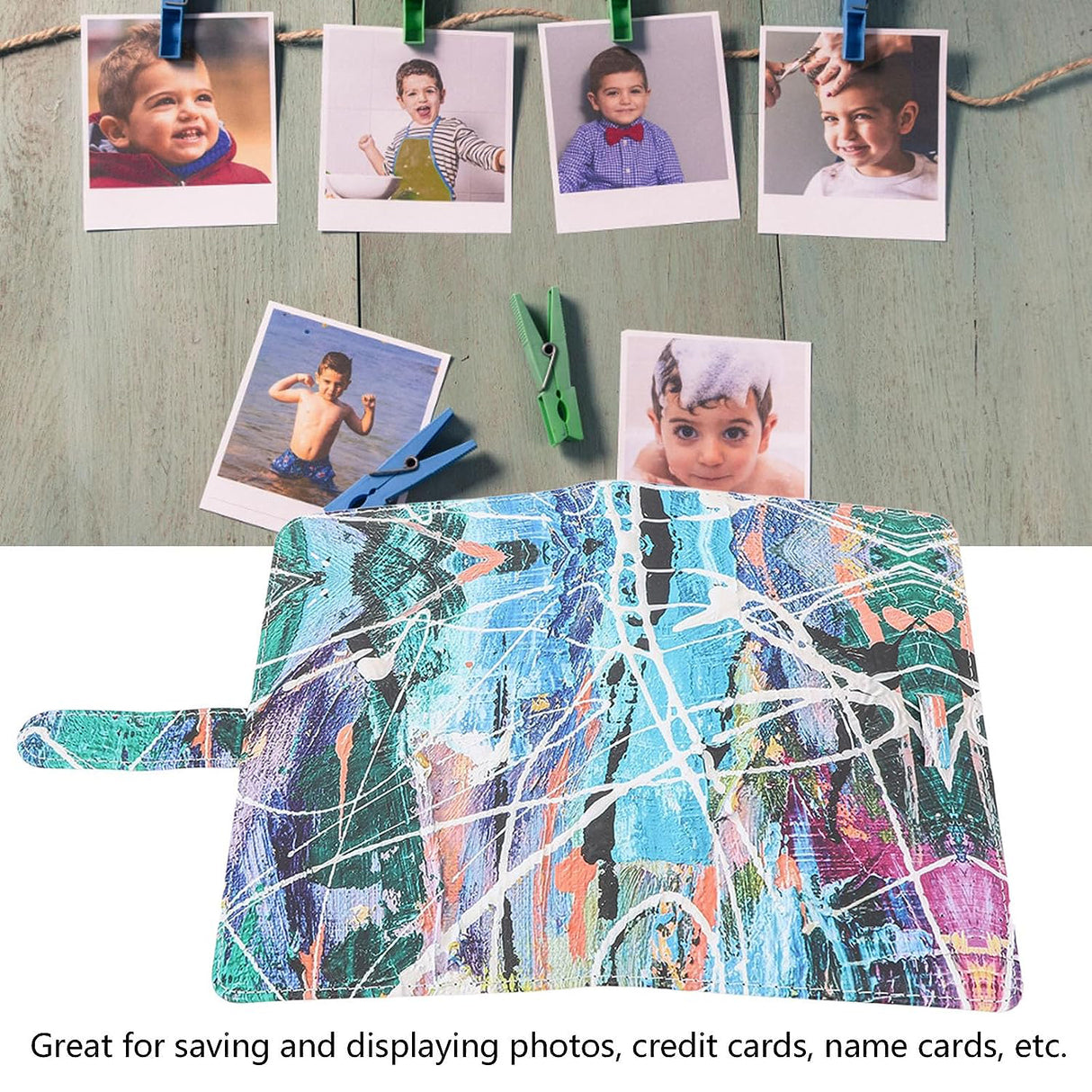 Zikkon 108-Sheets Album For Fujifilm Instax Mini Film (3 inch) Colorful graffiti