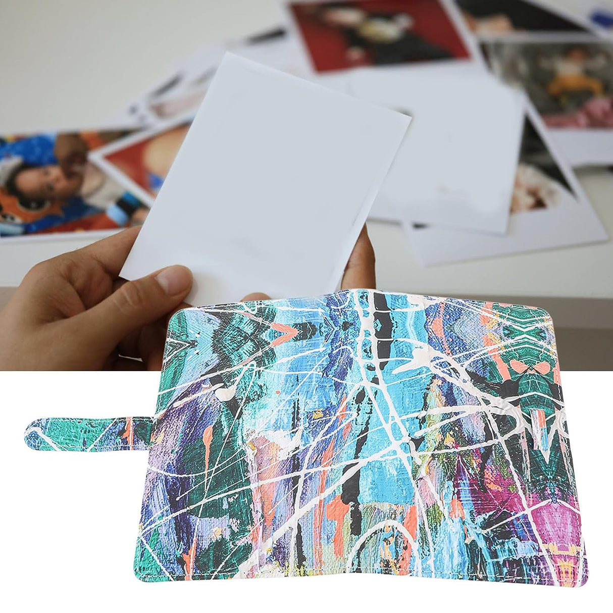 Zikkon 108-Sheets Album For Fujifilm Instax Mini Film (3 inch) Colorful graffiti
