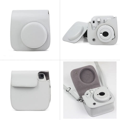 ZENKO MINI 8/8+/9 INSTAX CAMERA POUCH BAG (Ash White)
