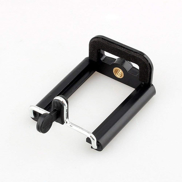 ZENKO Camera Stand Clip Bracket Holder Tripod Monopod Mount Adapter for Mobile Phone Black