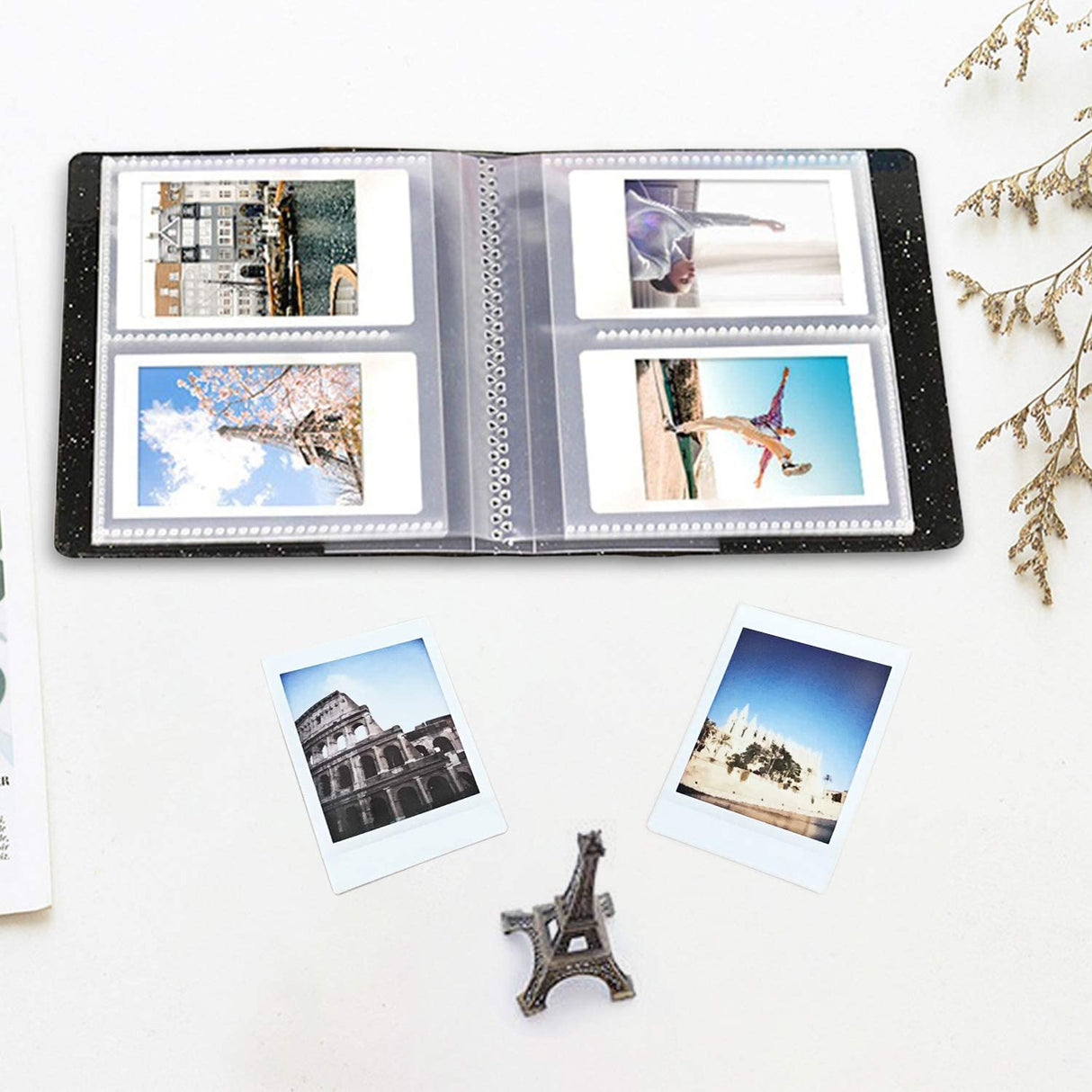 ZENKO 64-Sheets Album For Mini Film (3 inch) (charcoal gray)