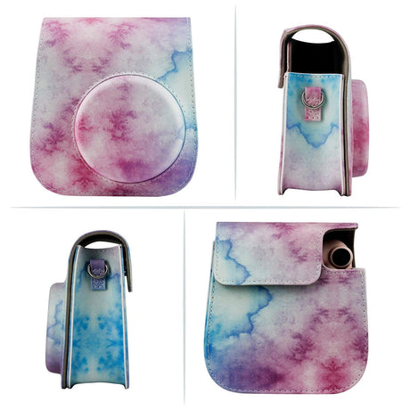 Zenko instax mini 11 Blue-Pink Watercolor Protective Case