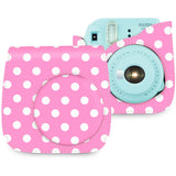 ZENKO MINI 8/8+/9 INSTAX CAMERA POUCH BAG (Pink Dots)