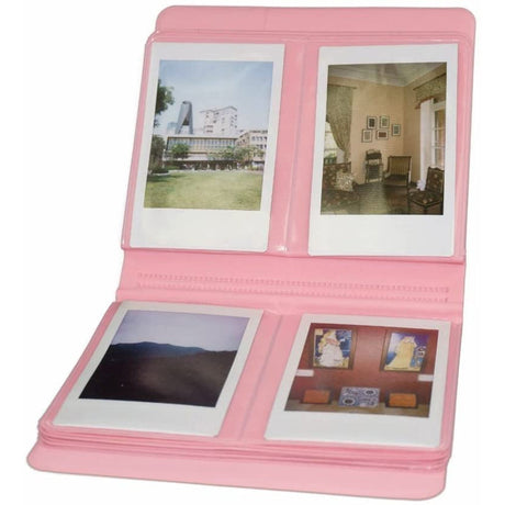 ZENKO INSTAX CANDY PHOTO ALBUM 64 SHEET FOR MINI FILM LIGHT PINK