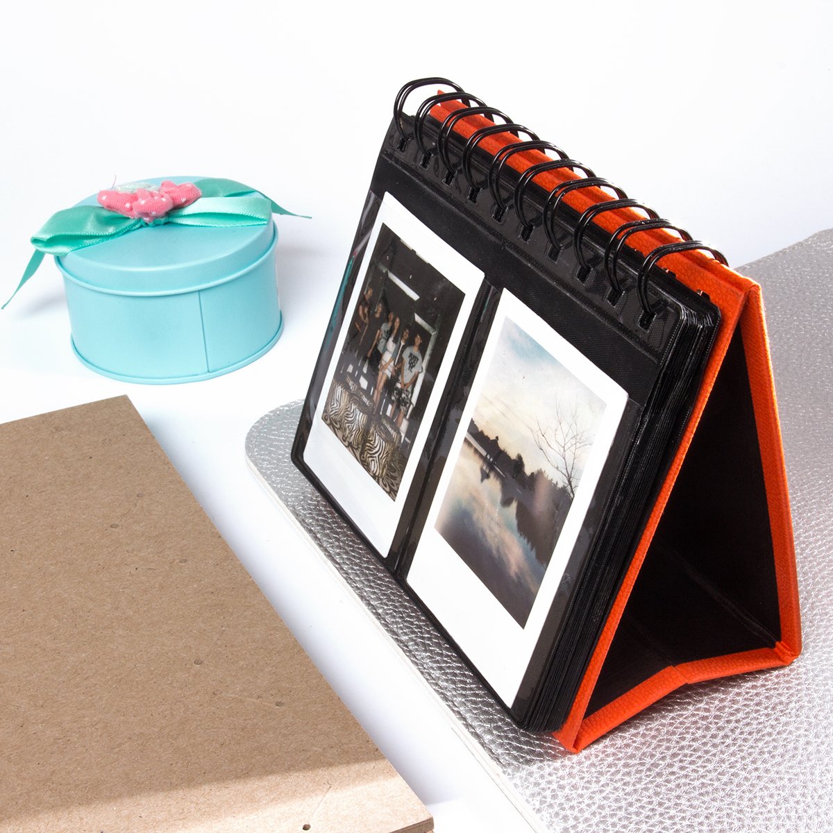 ZENKO INSTAX 68 DESKTOP PHOTO ALBUM ORANGE