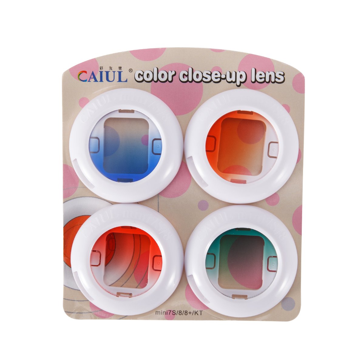 ZENKO INSTAX MINI 8 8+ 9 GRADIENT CLOSE UP LENS (PINK,YELLOW,BLUE,GREEN)