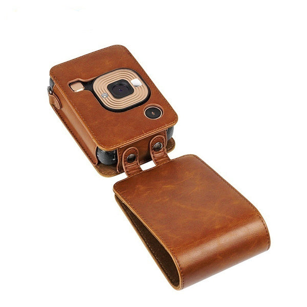 ZENKO Instax Mini Liplay Instant Camera Case Brown