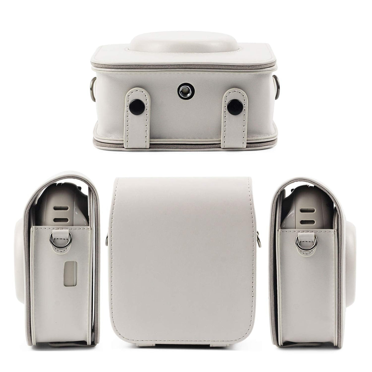 ZENKO Instax Mini SQ 20/10 Instant Camera PU Case Smokey White