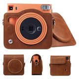 ZENKO Instax Mini Square SQ1 Instant Camera PU Case (Brown)