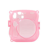 ZENKO MINI 25 INSTAX CAMERA TRANSPARENT PINK POUCH BAG Pink