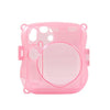ZENKO MINI 25 INSTAX CAMERA TRANSPARENT PINK POUCH BAG (PINK)